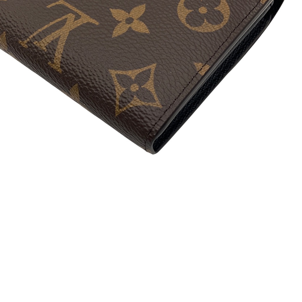 LOUIS VUITTON BROWN / TAN MONOGRAM CANVAS SARAH WALLET - Picture 9 of 15